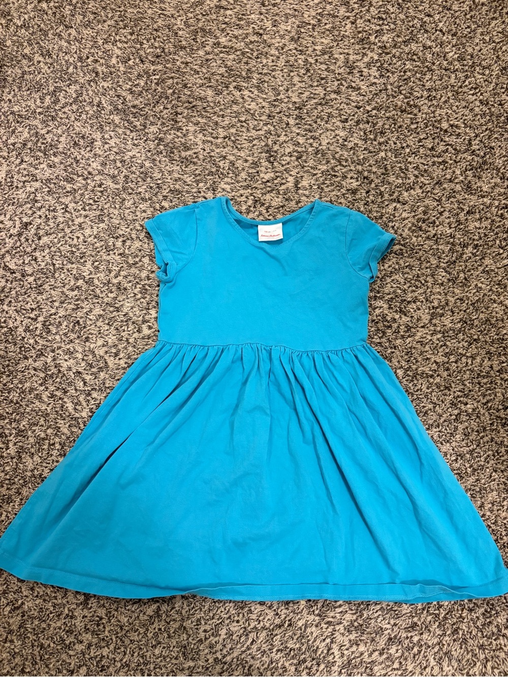 Hanna Andersson Turquoise Short-Sleeve Twirl Dress